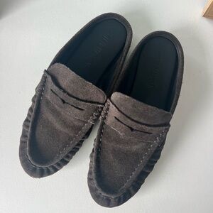 Steve Madden Brown Suede Loafers